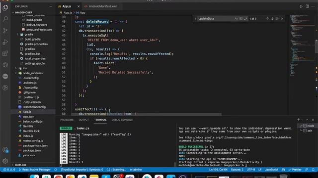 React native SQLite Database? || in Hindi смотреть онлайн