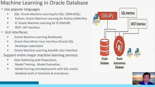 In-database Machine Learning with Oracle Database and/or Oracle Autonomous Database (Chinese) смотреть онлайн
