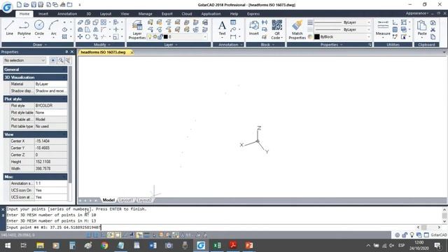 How to import a set of XLS point coordinate data in AutoCAD/GStarCAD/ZwCAD to draw 3D MESH surfaces смотреть онлайн