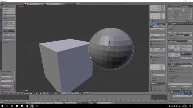 Blender V2.78 Basics. what is a pivot, grid and edit mode? смотреть онлайн