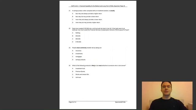 LIBF CeFS Unit 2 Multiple Choice Exam Practice смотреть онлайн