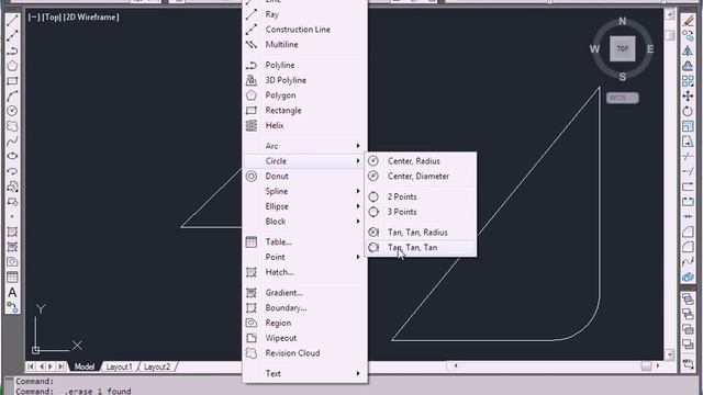 How to draw Circle and Arc Full methods in AutoCAD hindi смотреть онлайн