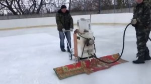 Самодельный аппарат для выравнивания поверхности льда
