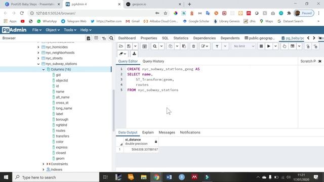 Geography in PostGIS | (IMPORTANT!!!) PostGIS Baby Steps смотреть онлайн