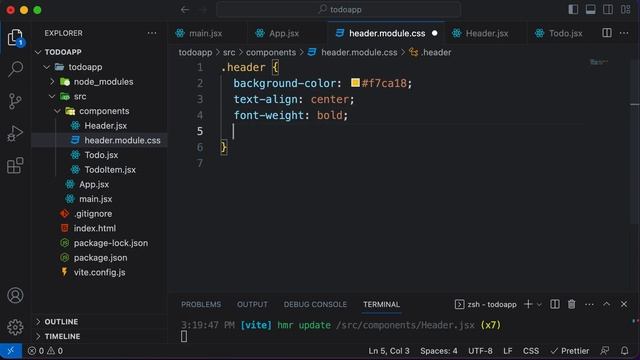 React For Beginners 36: Todo App Part 9 Creating Header & Styling It смотреть онлайн