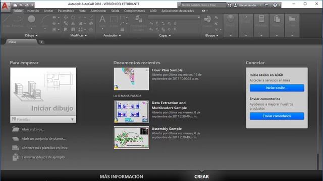 Autocad 2018 - La interfaz - Tutorial básico 01 смотреть онлайн