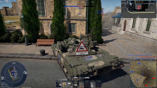 T 80 U goes nuclear. (WarThunder, 9 kils) смотреть онлайн