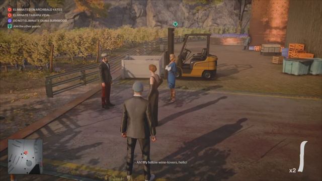 Hitman 3 Killing People In Plain Sight - THE FAREWELL Vineyard MISSON смотреть онлайн