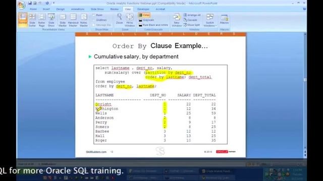How to Code Oracle Analytic Functions смотреть онлайн