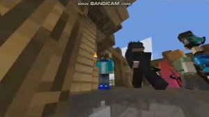 КАК СТРОИТЬСЯ БЕЗ ШИФТА ЛЕСЕНКОЙ (Minecraft Sky-Wars Mini-Game)