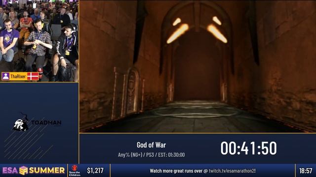 #ESASummer18 - God of War [Any% (NG+)] - by ThaRixer смотреть онлайн