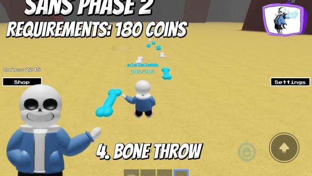 | Roblox | Sans Au Battles [ Remake ] Sans Phases 1 - 3 | ShowCase | смотреть онлайн