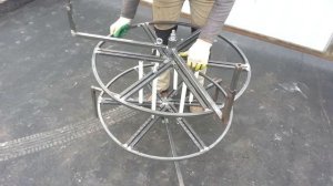 Затяжка 100 м кабеля в гофру.