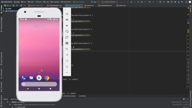 Android Studio Calculator App written in Java смотреть онлайн