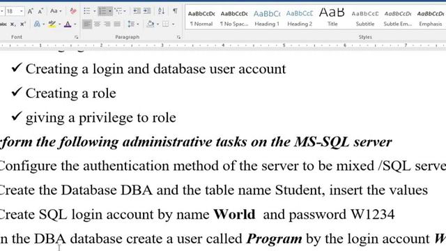 DBA COC _ LEVEL FOUR | Part - Seven | #Login #User #Grant #deny | COC ጥያቄዎች | ክፍል-7 | Practical Par смотреть онлайн