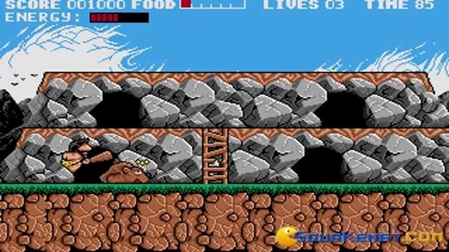 Prehistorik Gameplay (PC Game, 1991)