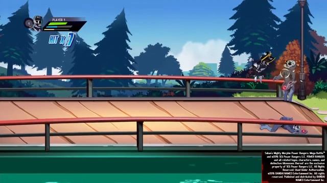 Saban's Mighty Morphin Power Rangers: Mega Battle Walkthrough Part 1 смотреть онлайн