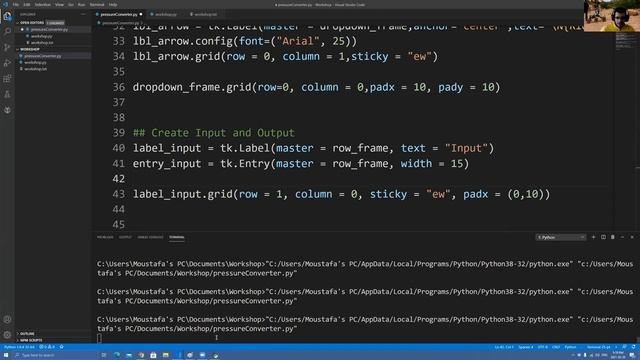 Python Lesson 10: Creating a GUI - Inputs and Outputs смотреть онлайн