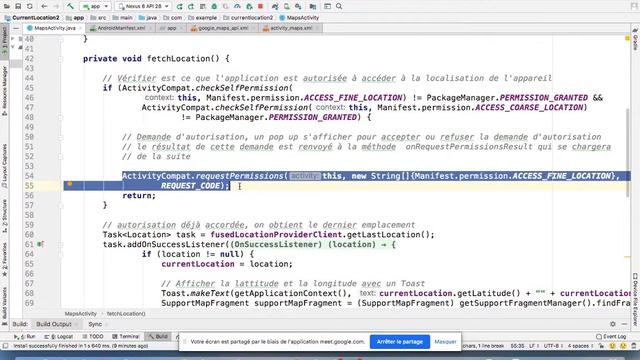 #12 Android Cours 6: La géolocalisation - Localiser un appareil mobile avec FusedLocationProvider смотреть онлайн