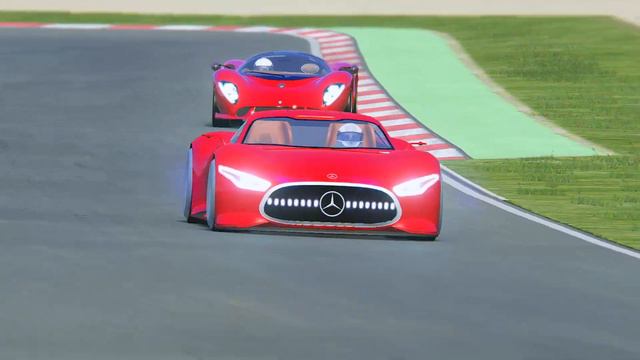 De Tomaso P72 2022 vs Mercedes Silver Arrow vs Mercedes Vision GT at Nurburgring смотреть онлайн