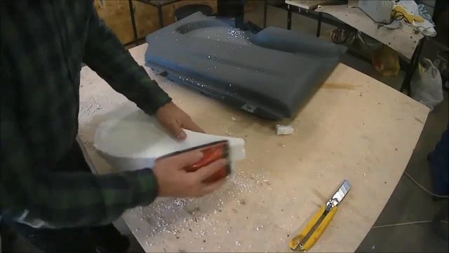 Динамики в двери авто. Доработка карт дверей стеклопластиком. ч.1/2 смотреть онлайн