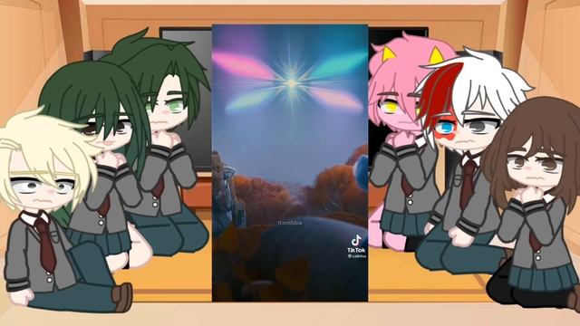 Mha reacts to Elsa as Todoroki's sister смотреть онлайн