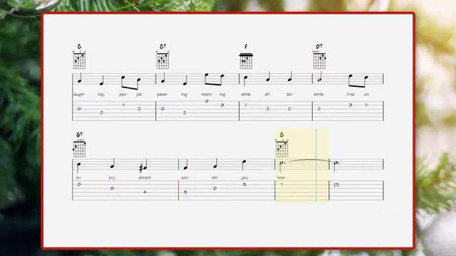 Easy Guitar Christmas - Learn to play Silver Bells with TABS & CHORDS смотреть онлайн