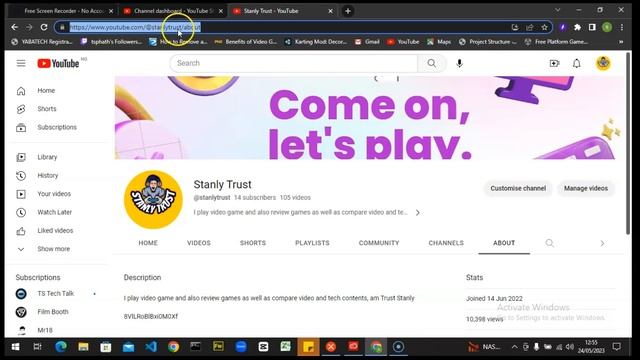How to Find Channel URL and Custom URL of YouTube PC смотреть онлайн