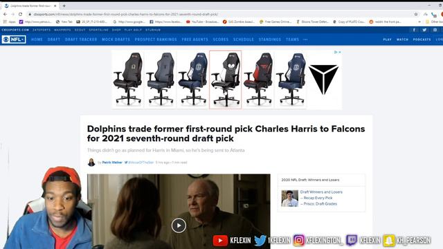 Dolphins Trade Former 1st Round Pick Charles Harris To The Falcons For 7th Round Pick | Dolphins Fa смотреть онлайн