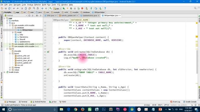 Android Database SQLite - Update data in SQLite Android Studio(Part6) смотреть онлайн