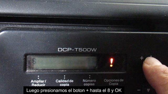 Reset definitivo caja de tinta llena Machine Error46 Impresora Brother DCP T500W смотреть онлайн