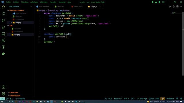 TUTO JAVASCRIPT : MANIPULER LES FICHIERS XML смотреть онлайн