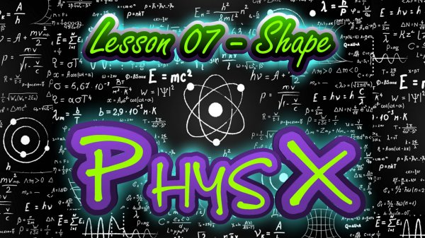 Autodesk Maya + PhysX (Урок 07) Формы - Shape