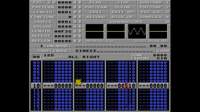 Protracker Tutorial - Episode 09 - Tone Portamento and Volume Slide (The 5 command) смотреть онлайн