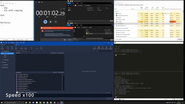 Ark Vcs - Performance vs Git And Perforce смотреть онлайн