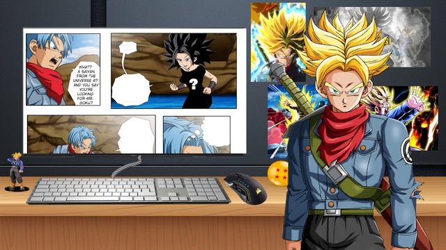 Trunks Reacts to Trunks Vs Caulifla - Long Sword Extend! (DBZ Comic Dub) смотреть онлайн