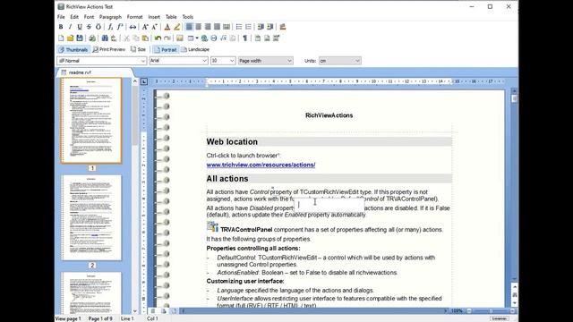 Smooth scrolling in ScaleRichView editor for Delphi смотреть онлайн