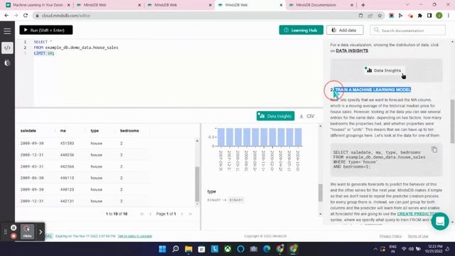 How to work with MindsDB Cloud Editor | Forecasting Quarterly House Sales with MindsDB | Tutorial смотреть онлайн
