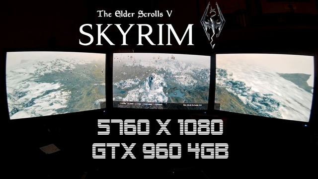 Skyrim on Triple 27" Monitors (Nvidia Surround/AMD Eyefinity) 5760x1080 смотреть онлайн