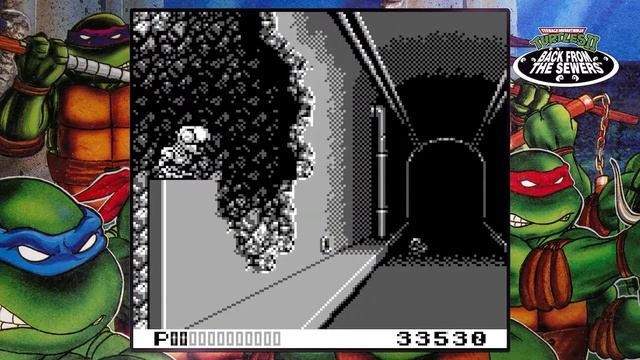 Teenage mutant ninja turtles 2 back from the sewer's walkthrough Gameboy Cowabunga collection смотреть онлайн