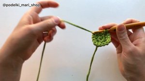 Как связать квадрат столбиками без накида