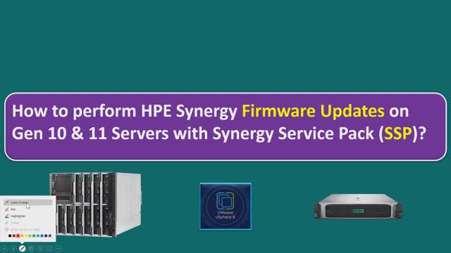 How to perform HPE Synergy Firmware Updates on Gen 10 & 11 Servers with Synergy Service Pack (SSP)? смотреть онлайн