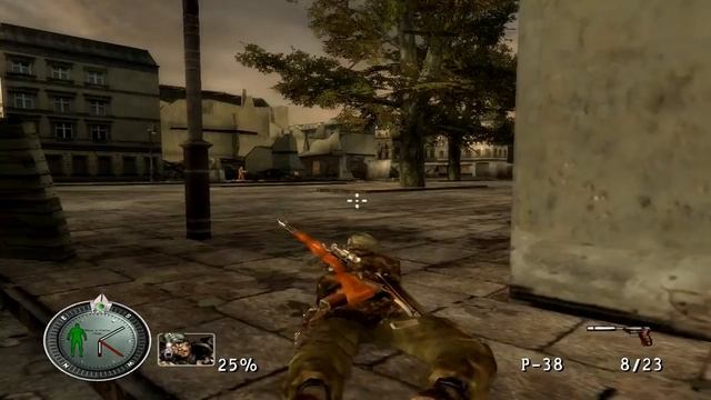 Прохождение Sniper Elite. #4 Убить Бормана - Бранденбургские ворота. смотреть онлайн