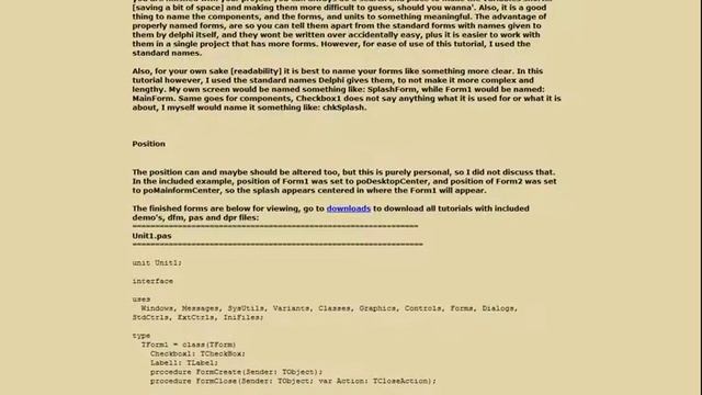 Create a splash screen in delphi 7 in less than 3 minutes смотреть онлайн