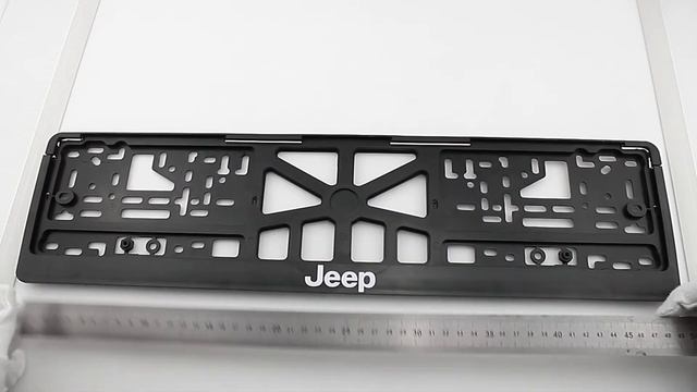 Пластиковая рамка для гос. номера Jeep 1 шт. смотреть онлайн
