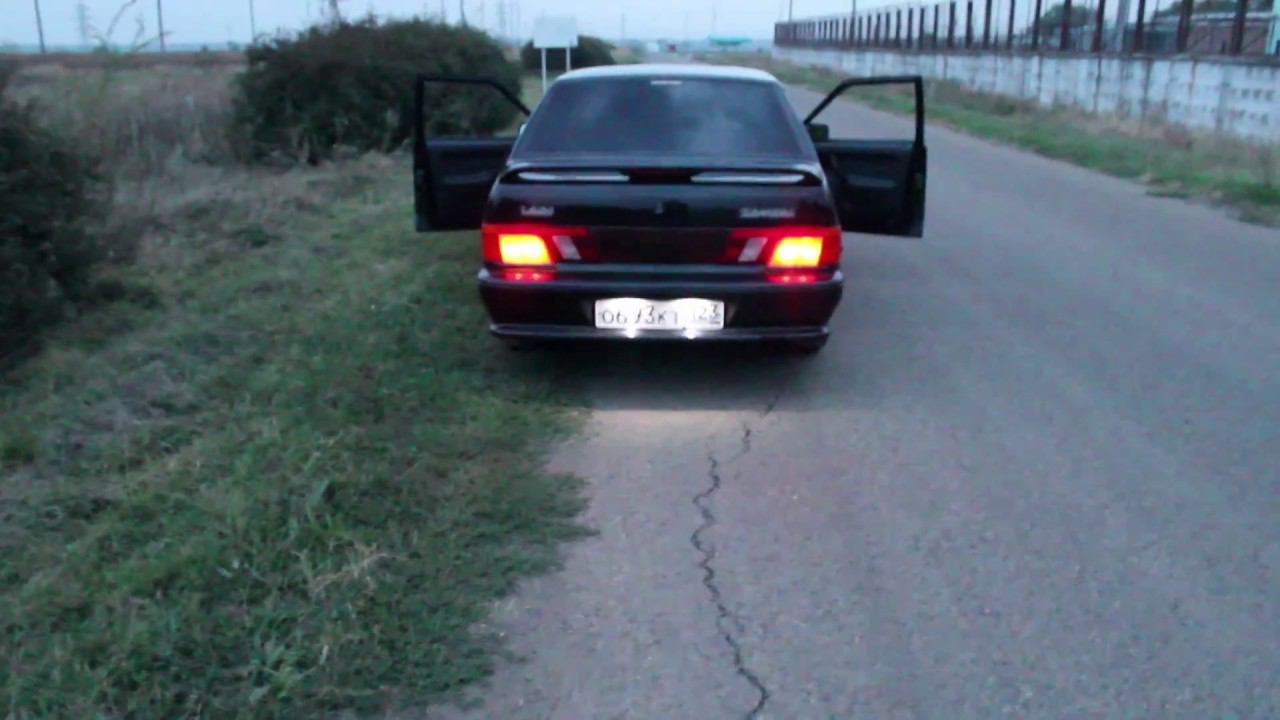 Автозвук ваз 2115 - трехполоска, сдвоенный фронт