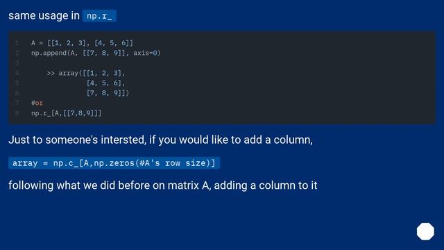 Numpy - add row to array смотреть онлайн