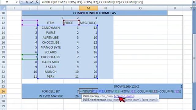 MS EXCEL-14 | INDEX FORMULA | MATCH FORMULA | ROWS & COLUMNS FORMULA смотреть онлайн