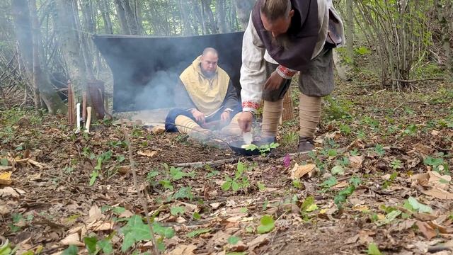 Long Rest, Viking Bushcraft, Viking Food and Cooking, Camp, Foraging Mushrooms, Parasol Mushroom смотреть онлайн