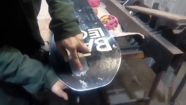 Как напарафинить парафином доску сноуборда в гаражных условиях своими руками качественно и на долго смотреть онлайн